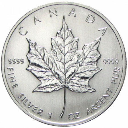 1997 * 5 Dollars Argent 1 OZ Canada "Feuille d'Érable - Maple Leaf" BU