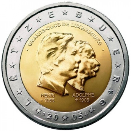 2005 * 2 euro LUXEMBOURG GD Henri et Adolphe