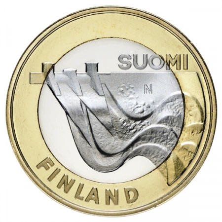 2013 * 5 euro FINLANDE Karelia centrale électrique