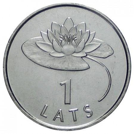 2008 * 1 Lats Lettonie nymphaea