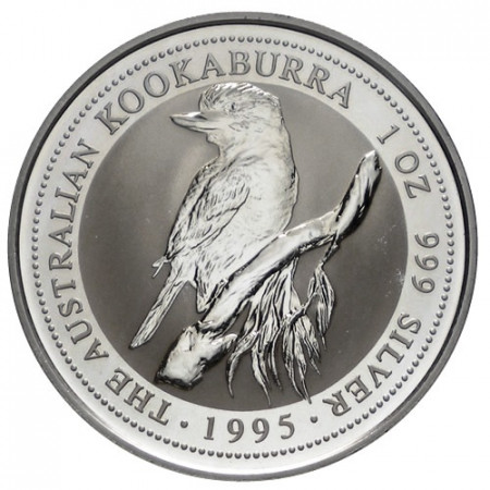 1995 * 1 Dollar Argent 1 OZ Australie "Kookaburra" BU