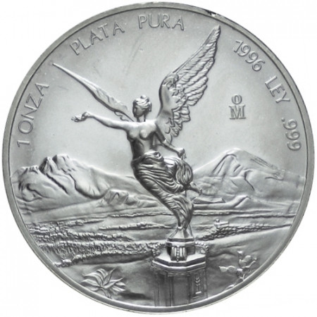 1996 * Mexique 1 OZ Once en argent Libertad