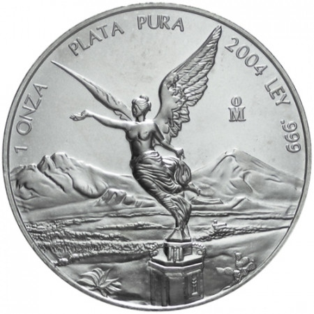 2004 * Mexique 1 OZ Once en argent Libertad