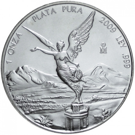 2009 * Mexique 1 OZ Once en argent Libertad