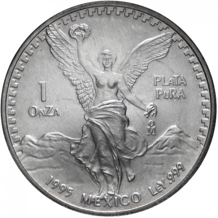 1995 * Mexique 1 OZ Once en argent Libertad