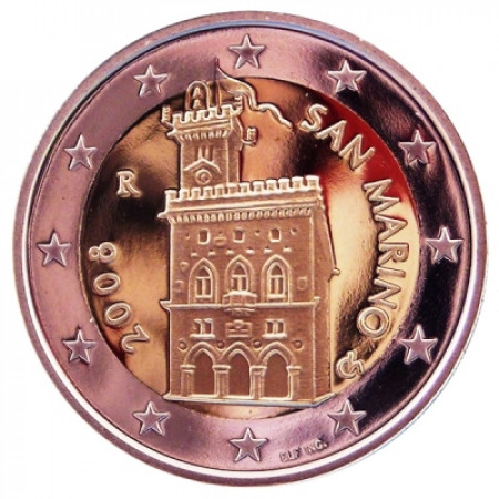 2008 * 2 EURO BE SAINT MARIN du coffret