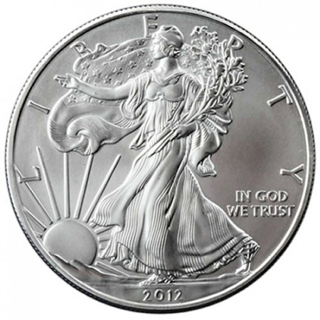 2012 * 1 Dollar Argent 1 OZ États-Unis "Liberty - Silver Eagle" FDC