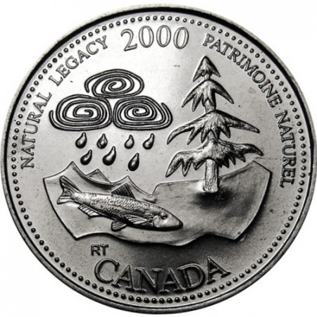 2000 * Quart de dollar Canada Mai - Natural Legacy