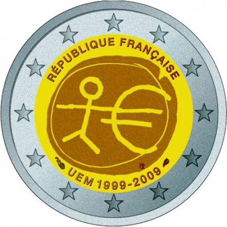 2009 * 2 euro FRANCE Union économique et monétaire