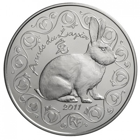 2011 * 5 euro FRANCE Année du Lapin