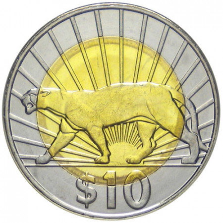 2011 * 10 pesos Uruguay Puma