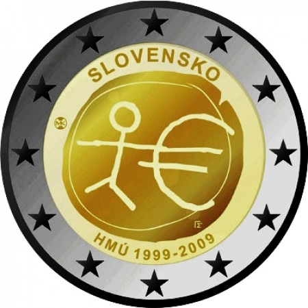 2009 * 2 euro SLOVAQUIE Union économique et monétaire