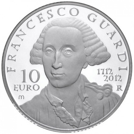 2012 * 10 euro ITALIE Francesco Guardi BE