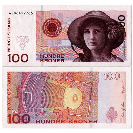 1999 * Billet Norvège 100 Kroner “K Flagstad” (p47b) NEUF