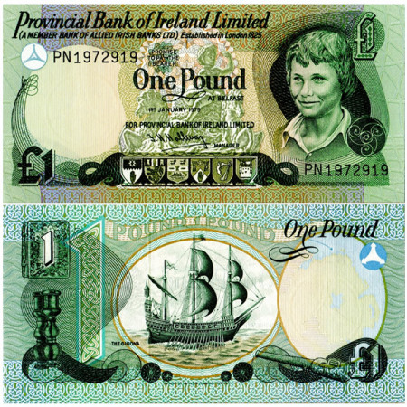 1979 * Billet Irlande du Nord 1 Pound "The Girona" (p247b) prNEUF