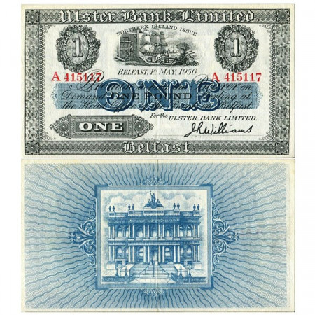 1956 * Billet Irlande du Nord 1 Pound "Ulster Bank" (p315c) SUP