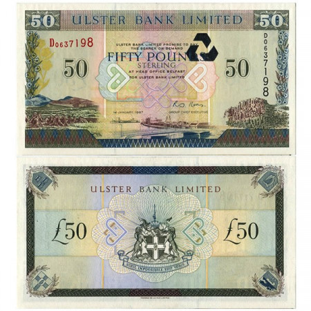 1997 * Billet Irlande du Nord 50 Pounds "Ulster Bank" (p338) NEUF