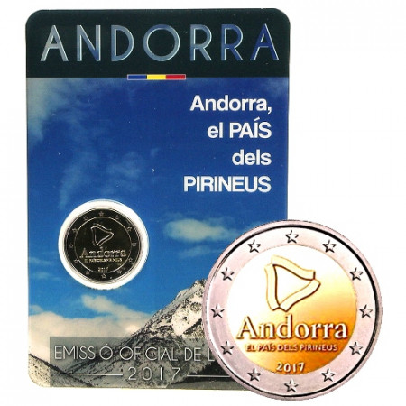 2017 * 2 Euro ANDORRE "Le pays des Pyrénées" BU