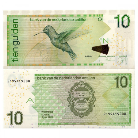 2012 * Billet Antilles Néerlandaises 10 Gulden (p28f) NEUF