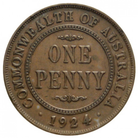1924 (m e sy) * 1 Penny Australie "George V" (KM 23) TTB+