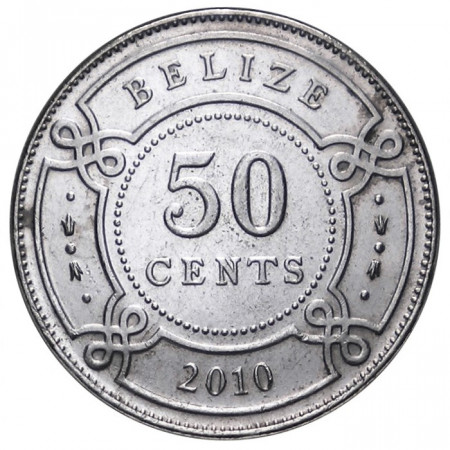2010 * 50 centimes Belize SUP