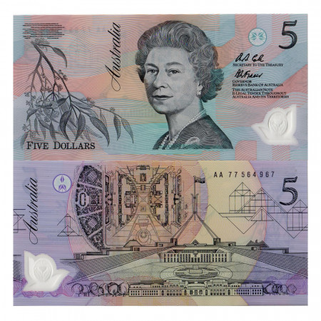 ND (1992) * Billet Polymère Australia 5 Dollars (p50a) NEUF