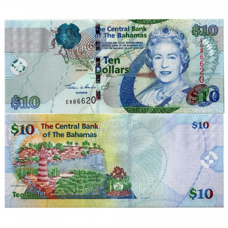 2005 * Billet Bahamas 10 dollars NEUF