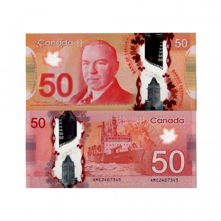 2012 * Billet Polymère Canada 50 dollars NEUF