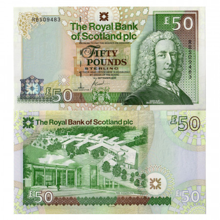 2005 * Billet Écosse 50 pound NEUF Gogarburn