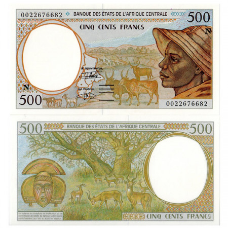 2000 N * Billet états Afrique Centrale "Guinée équatoriale" 500 francs NEUF-