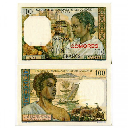 ND (1963) * Billet Comores 100 Francs (p3b) prNEUF