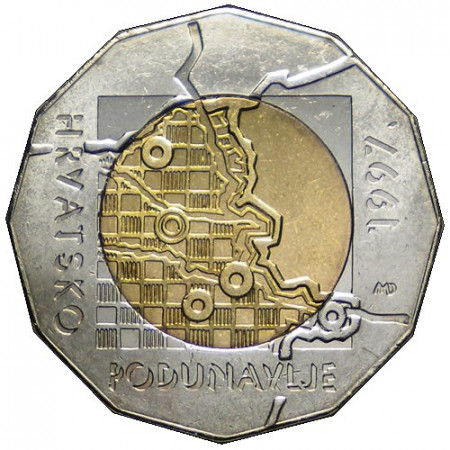 1997 * 25 Kuna Croatie "Région du Danube"