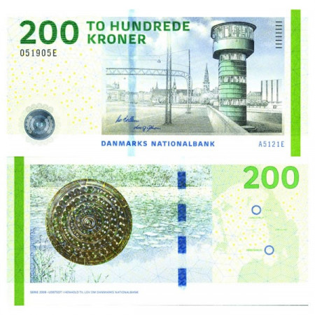 2010 * Billet Danemark 200 Kroner (p67a) NEUF