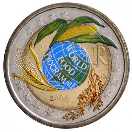 2004 * 2 euro ITALIE World Food Programme couleur