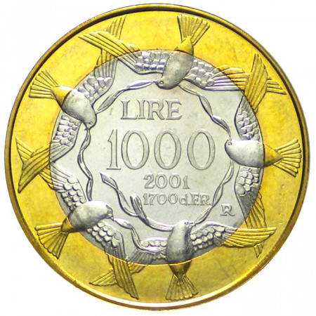 2001 * 1000 lire Saint Marin Liberté - Colombes