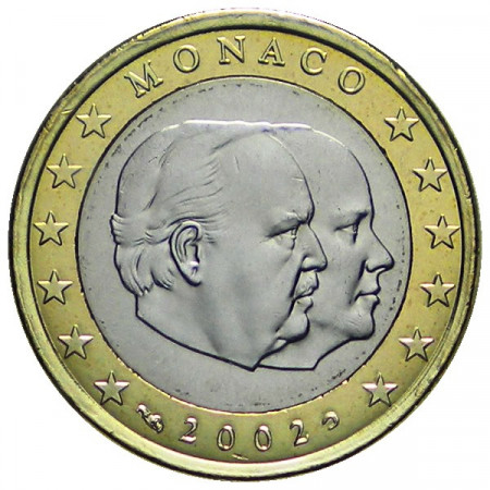 2002 * 1 euro MONACO Ranieri III et Albert II