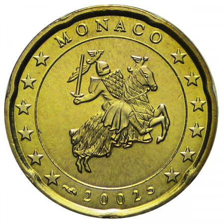 2002 * 20 centièmes MONACO sceau de Monaco