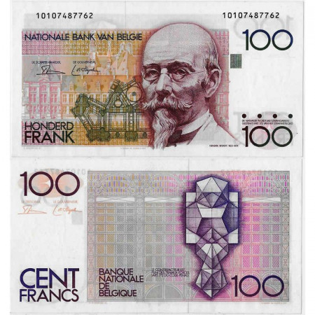 ND (1982-94) * Billet Belgique 100 Francs "Hendrik Beyaert" (p142a) prNEUF