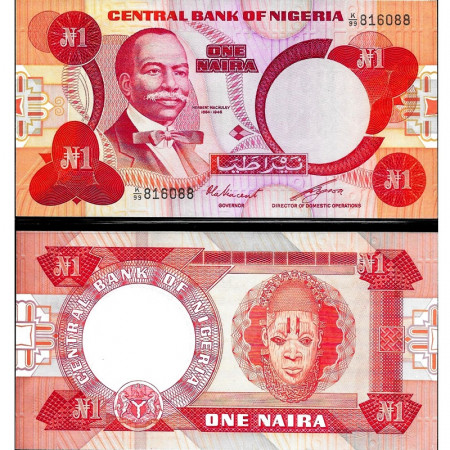 ND (1979-84) * Billet Nigeria 1 Naira "Herbert MacAuley" (p19b) NEUF