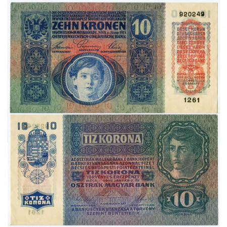 ND (1919 - old 1915) * Billet Autriche 10 Kronen "Deutschösterreich" (p51a) prNEUF