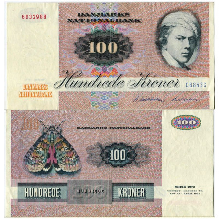 1984 * Billet Danemark 100 Kroner "Jens Juel" (p51k) prNEUF