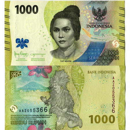 2022 * Billet Indonésie 1000 Rupiah "Tjut Meutia " (pW162) NEUF