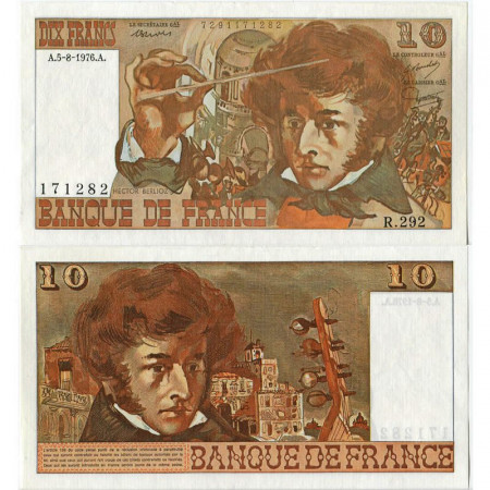 1976 * Billet France 10 Francs "Louis H Berlioz" (p150c) NEUF