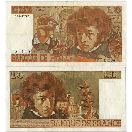 1976 * Billet France 10 Francs "Louis H Berlioz" (p150c) TTB