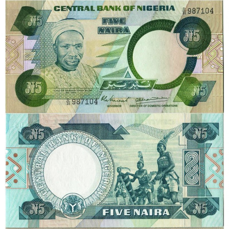 ND (1979-1984) * Billet Nigeria 5 Naira "Sir AT Balewa" (p20a) NEUF