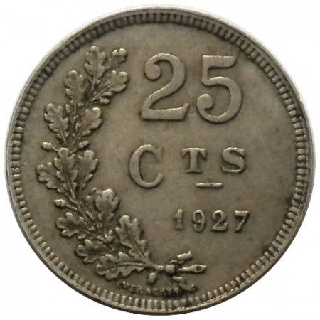 1927 * 25 Centimes Luxembourg “Branche de Chêne" (KM 37) TTB