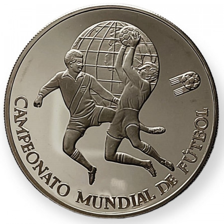 1982 * 5000 Soles de Oro Argent Pérou "World Championship Football" (KM 285) BE