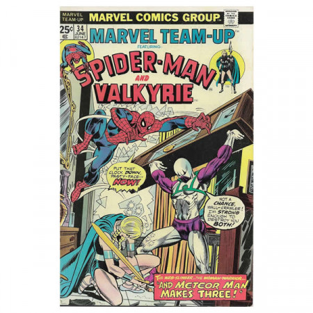 Bandes Dessinées Marvel #34 06/1975 “Marvel Team-Up ft Spiderman - Valkyrie”