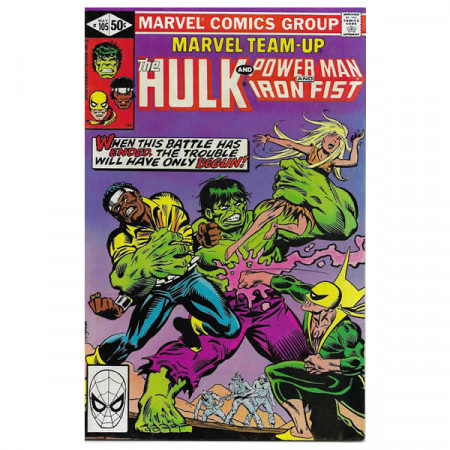 Bandes Dessinées Marvel #105 05/1981 “Marvel Team-Up Hulk - Power Man and Iron Fist”