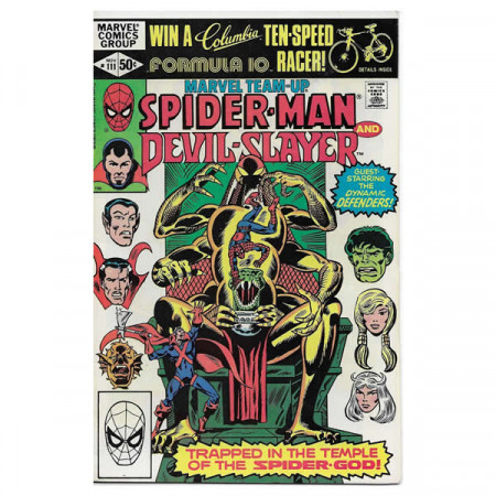 Bandes Dessinées Marvel #111 11/1981 “Marvel Team-Up Spiderman - Devil-Slayer”